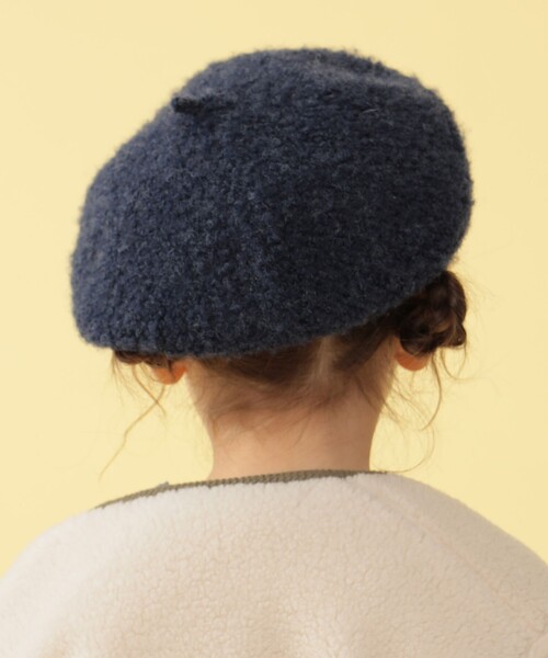 BEAMS mini(ビームスミニ)の「BEAMS mini / シープ ベレー帽 23(ハンチング/ベレー帽・キッズ・ネイビー/ベージュ/オレンジ・ONE SIZE)」の8枚目の写真