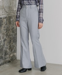 Kastane | 【2サイズ展開/WEB限定カラーあり】ヘムプリーツスラックス(スラックス)