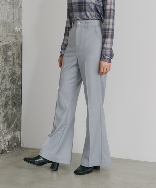 Kastane（カスタネ）の「【2サイズ展開/WEB限定カラーあり】ヘムプリーツスラックス（スラックス・レディース・ブラック/グレー/サックスブルー/ブラウン・0/1）」の15枚目の写真