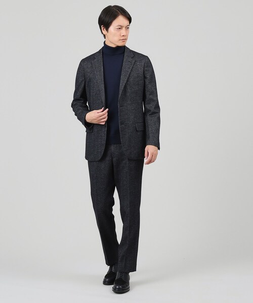 【尾州】ウールブレンドムリネへリンボンパンツ/セットアップ対応