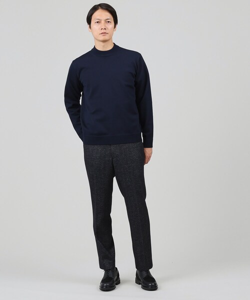 【尾州】ウールブレンドムリネへリンボンパンツ/セットアップ対応