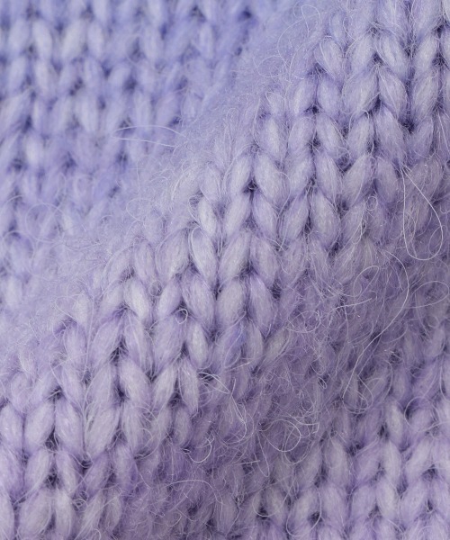 X-girl Stages（エックスガールステージス）の「グラデーションニットカーデガン（カーディガン/ボレロ・キッズ・グリーン/ラベンダー/トップグレー・90cm/100cm/110cm/120cm/130cm/140cm）」の8枚目の写真