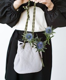 haco! | haco!×NOKI 花をまとうコラボシリーズ【エリンジューム】巾着バッグ(ショルダーバッグ)