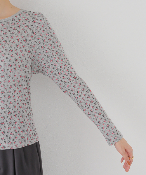 SLOBE citron.（スローブシトロン）の「SLOBE citron. petit eyelet プルオーバー（Tシャツ/カットソー・レディース・ピンク/グレー・FREE）」の14枚目の写真