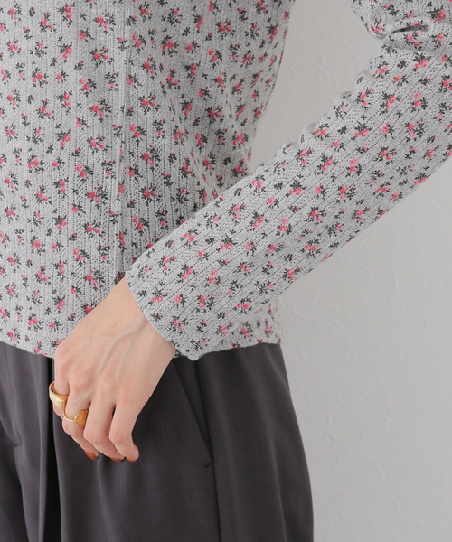 SLOBE citron.（スローブシトロン）の「SLOBE citron. petit eyelet プルオーバー（Tシャツ/カットソー・レディース・ピンク/グレー・FREE）」の15枚目の写真