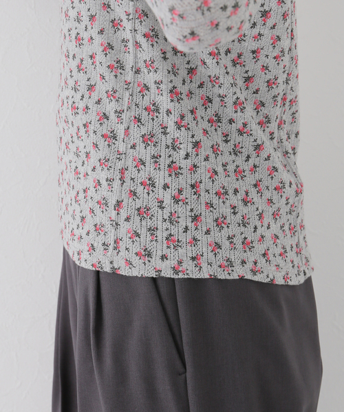 SLOBE citron.（スローブシトロン）の「SLOBE citron. petit eyelet プルオーバー（Tシャツ/カットソー・レディース・ピンク/グレー・FREE）」の19枚目の写真