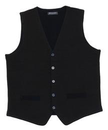 TOKYO SHIRTS | ジャカード ベーシック ニットジレ(ベスト)