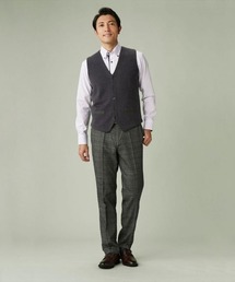 TOKYO SHIRTS | ジャカード ベーシック ニットジレ(ベスト)