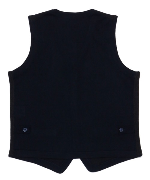 TOKYO SHIRTS(トウキョウシャツ)の「ジャカード ベーシック ニットジレ(ベスト・メンズ・ネイビー/チャコール・M/L/LL/XL)」の9枚目の写真