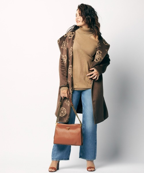 Guess(ゲス)の「Eve Cutout Shoulder Sweater(ニット/セーター・レディース・ベージュ/ブラック・X-SMALL/MEDIUM/SMALL)」の9枚目の写真