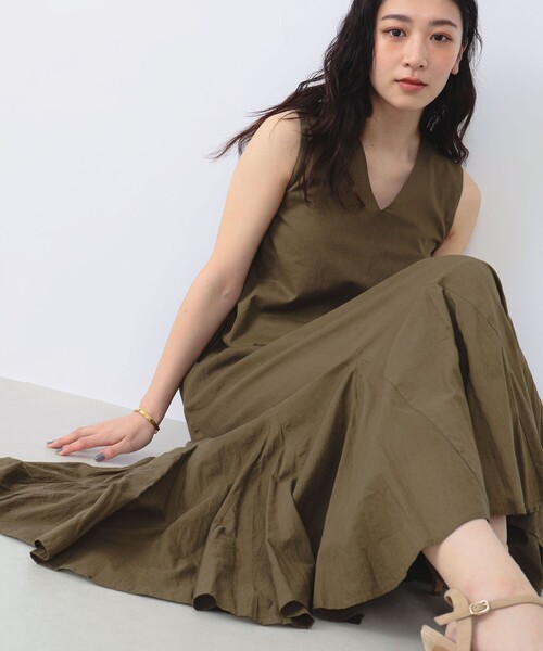 【週末お値下げ】MARIHA / 夏の月影 ソリッド ワンピース セール】【別注】MARIHA / 夏の月影 ソリッド ワンピース