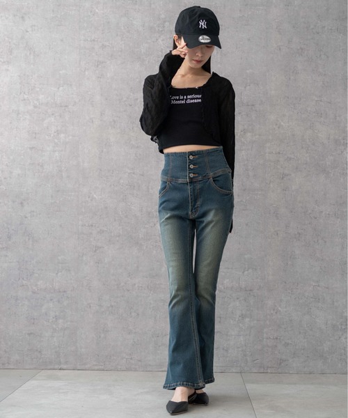 25年AW新作】ADVANCED LONG LEG FLARE（デニムパンツ）｜MOUSSY