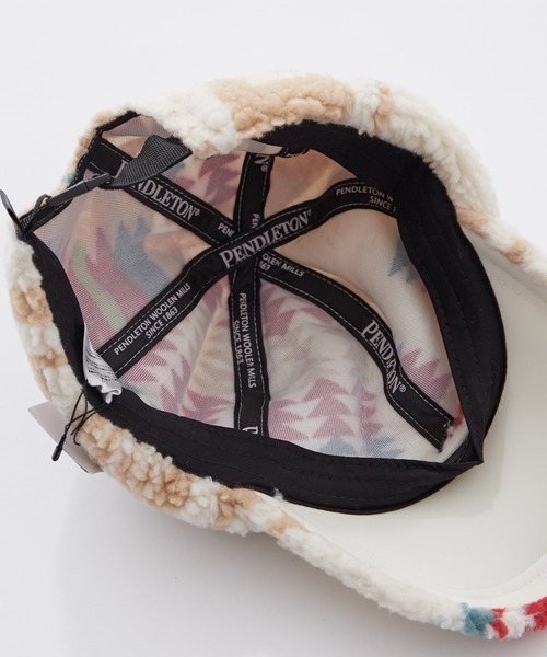 PENDLETON(ペンドルトン)の「【PENDLETON / ペンドルトン】ボアキャップ(ハット・レディース・オフホワイト/ブラウン/ブラック・ONE SIZE)」の9枚目の写真