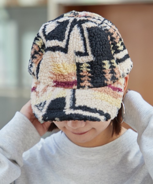 PENDLETON(ペンドルトン)の「【PENDLETON / ペンドルトン】ボアキャップ(ハット・レディース・オフホワイト/ブラウン/ブラック・ONE SIZE)」の11枚目の写真