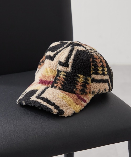 PENDLETON(ペンドルトン)の「【PENDLETON / ペンドルトン】ボアキャップ(ハット・レディース・オフホワイト/ブラウン/ブラック・ONE SIZE)」の5枚目の写真