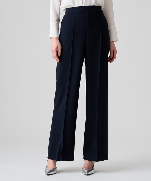 ANAYI（アナイ）の「ストレッチクロスワイドパンツ（その他パンツ・レディース・グリーン/ベージュ/ネイビー・38/36）」の3枚目の写真