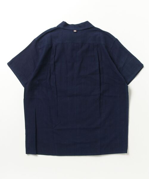 乱痴気(ランチキ)の「【KARDO】CHINTAN EMB08(シャツ/ブラウス・メンズ・インディゴブルー・M/L)」の2枚目の写真