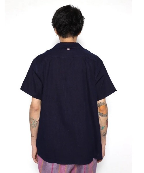乱痴気(ランチキ)の「【KARDO】CHINTAN EMB08(シャツ/ブラウス・メンズ・インディゴブルー・M/L)」の6枚目の写真