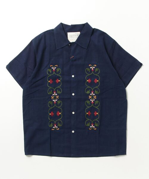 乱痴気(ランチキ)の「【KARDO】CHINTAN EMB08(シャツ/ブラウス・メンズ・インディゴブルー・M/L)」の9枚目の写真