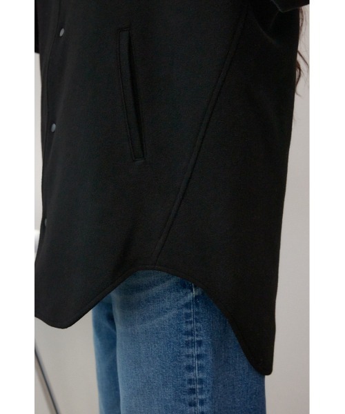 AZUL by moussy（アズールバイマウジー）の「リバーシブルキルトジャケット（ブルゾン・レディース・アイボリー/ブラック/ネイビー・SMALL/MEDIUM）」の13枚目の写真