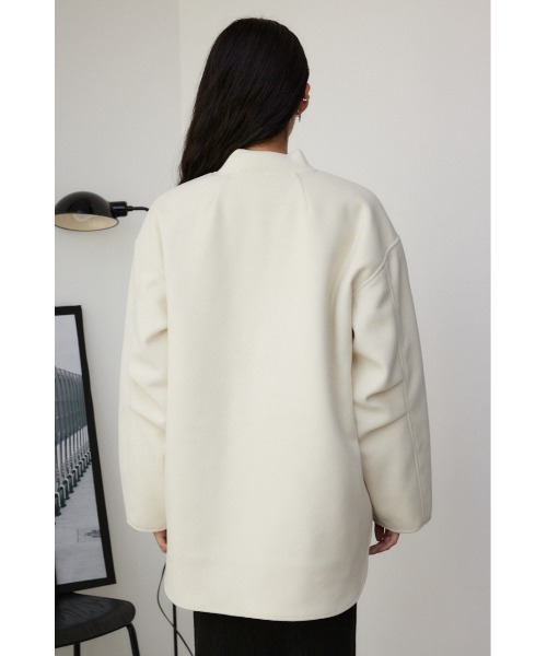 AZUL by moussy（アズールバイマウジー）の「リバーシブルキルトジャケット（ブルゾン・レディース・アイボリー/ブラック/ネイビー・SMALL/MEDIUM）」の22枚目の写真