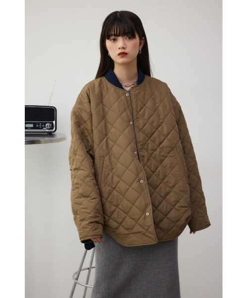 セール】リバーシブルキルトジャケット（ブルゾン）｜AZUL BY MOUSSY