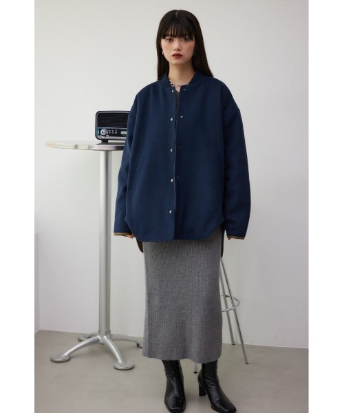 Cloth&Cross リバーシブルブルゾン　ネイビー 2023AW Cloth&Cross リバーシブルブルゾンネイビー ハグオーワー