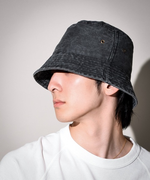 CALIFORNIA OUTFITTERS（カリフォルニア アウトフィッターズ）の「3-11D26 ピグメント コットン バケットハット（ハット・メンズ・ワイン/ネイビー/オリーブ/ブラック/オレンジ/グリーン・ONESIZE）」の2枚目の写真