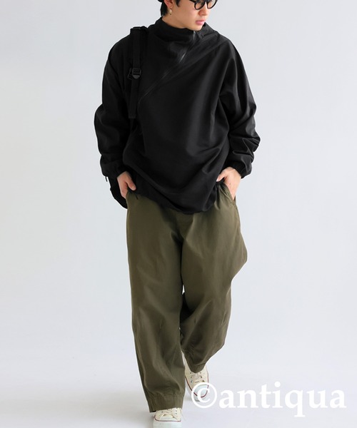 セール】アシンメトリーブルゾン（ブルゾン）｜antiqua