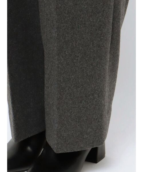 MURUA(ムルーア)の「ウールライクタックワイドパンツ(スラックス・レディース・ブラック/ダークグレー・2/1)」の18枚目の写真