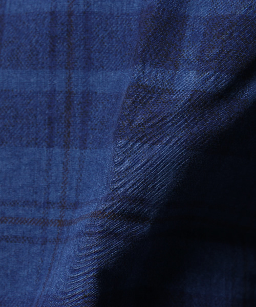 ORIAN（オリアン）の「ORIAN / "DENIM DIVISION"チェック+ペーン（シャツ/ブラウス・メンズ・ネイビー・MEDIUM/SMALL/LARGE/X-SMALL）」の4枚目の写真