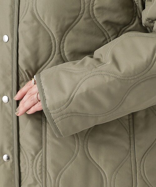 DRESKIP（ドレスキップ）の「◆【撥水】季節の変わり目に　大人が着たい ゆるキルトブルゾン（その他アウター・レディース・ブラック/アイボリー/カーキ・03/02/04）」の17枚目の写真