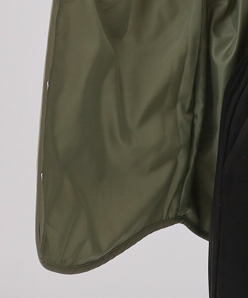 DRESKIP（ドレスキップ）の「◆【撥水】季節の変わり目に　大人が着たい ゆるキルトブルゾン（その他アウター・レディース・ブラック/アイボリー/カーキ・03/02/04）」の19枚目の写真