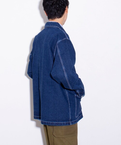 GLOSTER（グロスター）の「【限定展開】【GLOSTER/グロスター】デニムカバーオール ベーシック（カバーオール・メンズ・インディゴブルー・M/L/XL）」の15枚目の写真