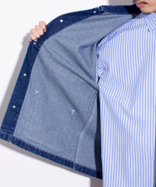 GLOSTER（グロスター）の「【限定展開】【GLOSTER/グロスター】デニムカバーオール ベーシック（カバーオール・メンズ・インディゴブルー・M/L/XL）」の22枚目の写真