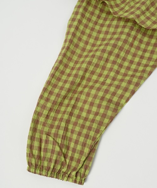 A BOND（アボンド）の「ギンガム2wayラッフルブラウス（90～150cm）（シャツ/ブラウス・キッズ・イエロー/ブラック/ピンク・110/100/90/120/150/140/130）」の11枚目の写真