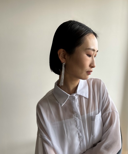Kotoe(コトエ)の「揺れる ロングチェーン フリンジピアス(ピアス(両耳用)・レディース・シルバー/ゴールド・FREE)」の21枚目の写真