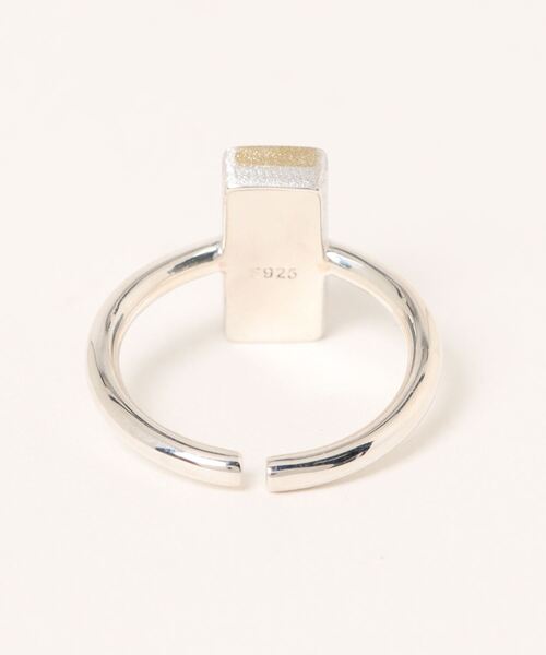 Burner（バーナー）の「【blatto 925silver】シンプル デザイン リング bla-ring-00126 N（リング・メンズ・シルバー×ゴールド・FREE）」の2枚目の写真
