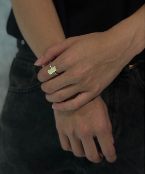 Burner（バーナー）の「【blatto 925silver】シンプル デザイン リング bla-ring-00126 N（リング・メンズ・シルバー×ゴールド・FREE）」の3枚目の写真