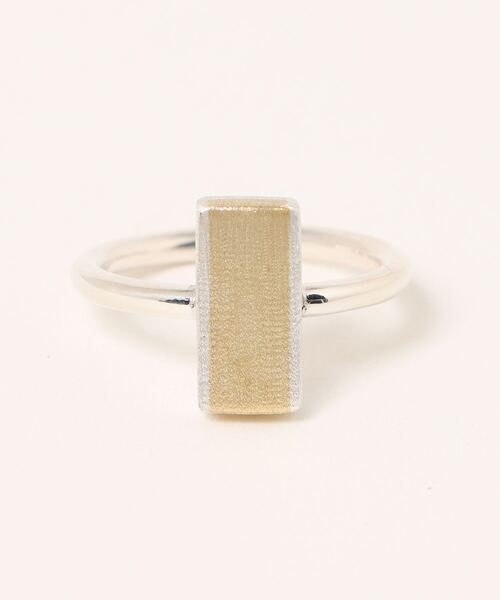 Burner（バーナー）の「【blatto 925silver】シンプル デザイン リング bla-ring-00126 N（リング・メンズ・シルバー×ゴールド・FREE）」の6枚目の写真