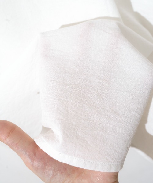 flower（フラワー）の「フラワーカラーブラウス（シャツ/ブラウス・レディース・ブルー/ホワイト・FREE）」の15枚目の写真