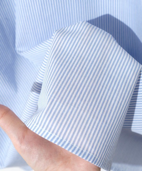 flower（フラワー）の「フラワーカラーブラウス（シャツ/ブラウス・レディース・ブルー/ホワイト・FREE）」の16枚目の写真