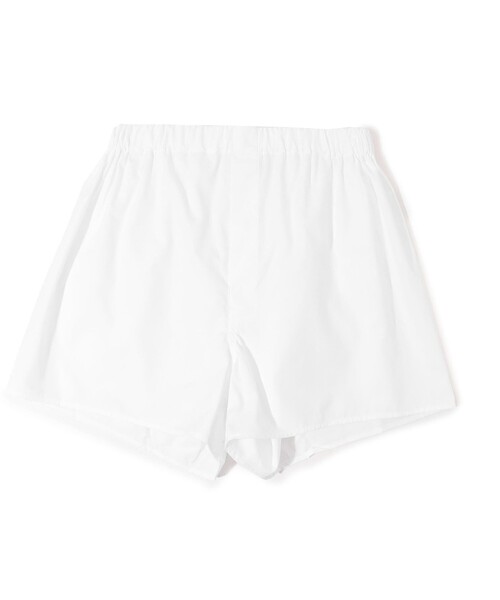 TOMORROWLAND HOME（トゥモローランドホーム）の「コットンブロード トランクス（トランクス・メンズ・ホワイト/ブラック/ライトブルー・M/L/S）」の2枚目の写真