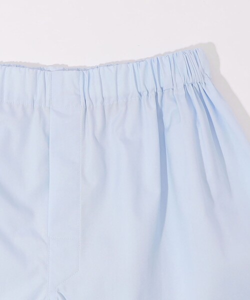 TOMORROWLAND HOME（トゥモローランドホーム）の「コットンブロード トランクス（トランクス・メンズ・ホワイト/ブラック/ライトブルー・M/L/S）」の5枚目の写真
