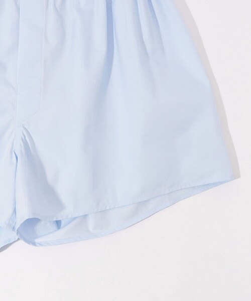 TOMORROWLAND HOME（トゥモローランドホーム）の「コットンブロード トランクス（トランクス・メンズ・ホワイト/ブラック/ライトブルー・M/L/S）」の6枚目の写真