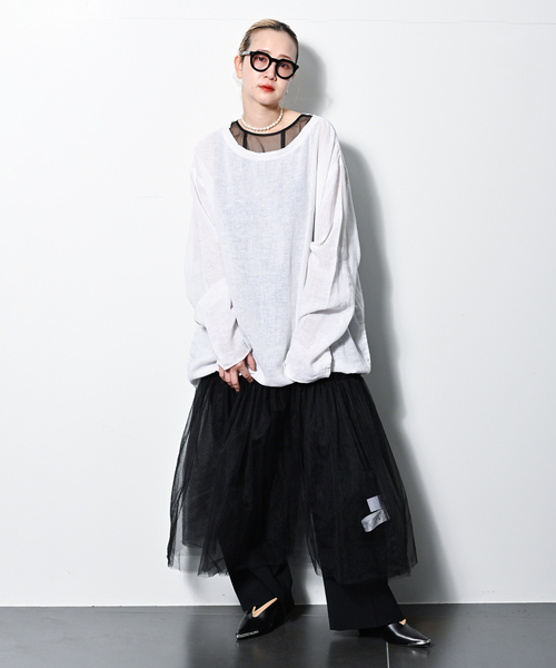 CITYSHOP(シティーショップ)の「TULE TANK DRESS:ワンピース(ワンピース・レディース・ブラック・38/36)」の14枚目の写真