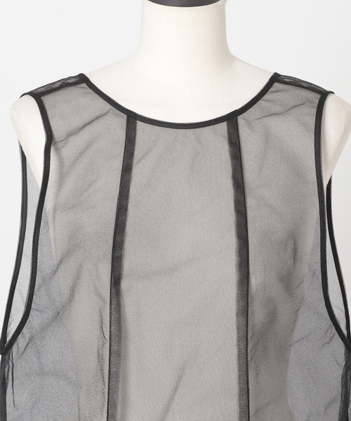 CITYSHOP(シティーショップ)の「TULE TANK DRESS:ワンピース(ワンピース・レディース・ブラック・38/36)」の18枚目の写真
