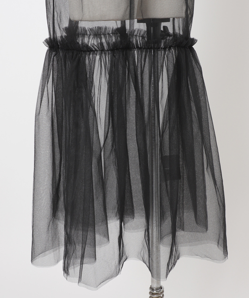 CITYSHOP(シティーショップ)の「TULE TANK DRESS:ワンピース(ワンピース・レディース・ブラック・38/36)」の21枚目の写真