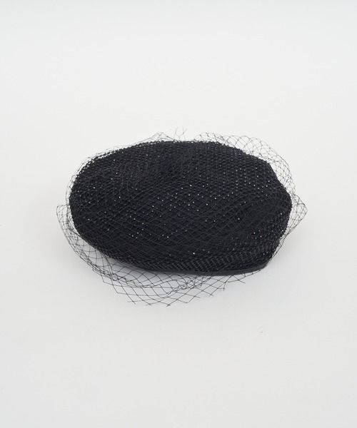 ROYAL PARTY（ロイヤルパーティー）の「キラキラベレー（ハンチング/ベレー帽・レディース・ブラック・FREE）」の4枚目の写真