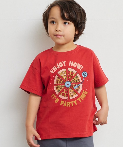 Life Support Products(ライフサポートプロダクツ)の「【防汚加工】半袖プリントTシャツ(80~150cm)(Tシャツ/カットソー・キッズ・オフホワイト/ライトブルー/チャコール/パープル/ベージュ/レッド・80/90/95/100/110/120/130/140/150)」の6枚目の写真